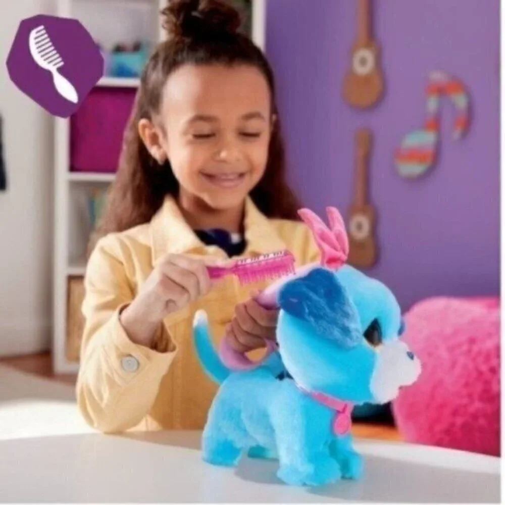 furReal Rockalots Musical Interactive Walking Puppy Dog Toy New